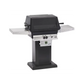 PGS T-Series T40 Commercial Cast Aluminum Gas Grill With Timer On Black Patio Base