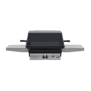 PGS A40 Cast Aluminum Gas Grill On Black Portable Pedestal Base