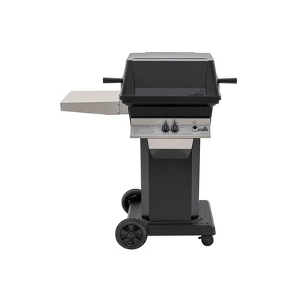 PGS A30 Cast Aluminum Gas Grill On Black Portable Pedestal Base