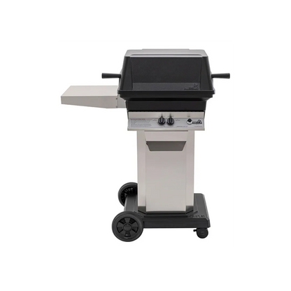 PGS A30 Cast Aluminum Gas Grill On Stainless Steel Portable Pedestal Base