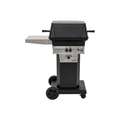 PGS T-Series T30 Commercial Cast Aluminum Gas Grill With Timer On Black Portable Pedestal Base