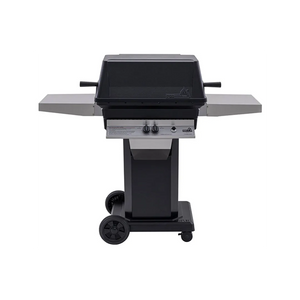 PGS A40 Cast Aluminum Gas Grill On Black Portable Pedestal Base