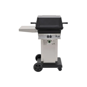 PGS T-Series T30 Commercial Cast Aluminum Gas Grill With Timer On Stainless Steel Portable Pedestal Base