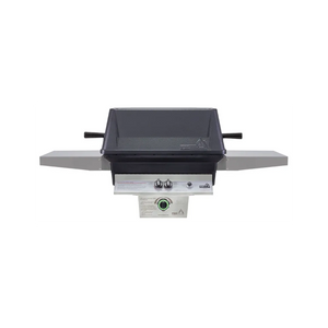 PGS T-Series T40 Commercial Cast Aluminum Gas Grill With Timer On In-Ground Post