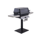 PGS T-Series T40 Commercial Cast Aluminum Gas Grill With Timer On Bolt-Down Patio Post