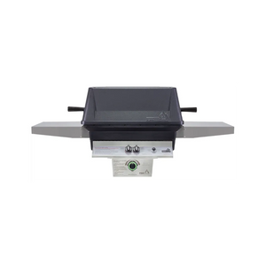 PGS T-Series T40 Commercial Cast Aluminum Gas Grill With Timer On Bolt-Down Patio Post