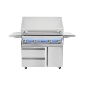 Twin Eagles Eagle One 42-Inch 3-Burner Gas Grill with Sear Zone & Infrared Rotisserie Burner On Deluxe Cart