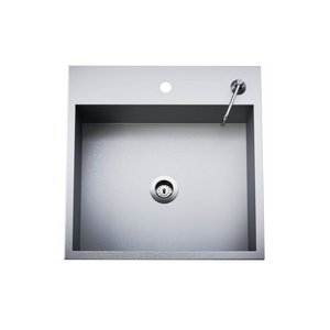 Twin Eagles 24-Inch Drop-In Stainless Steel Sink with Lid & Soap Dispenser