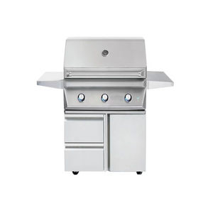 Twin Eagles 30-Inch 2-Burner Gas Grill with Infrared Rotisserie Burner On Deluxe Cart