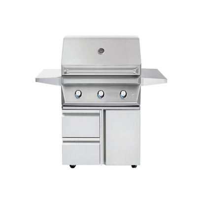 Twin Eagles 30-Inch 2-Burner Gas Grill with Infrared Rotisserie Burner On Deluxe Cart
