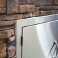 American Made Grills 20 X 27-Inch Stainless Steel Masonry Vertical Access Door