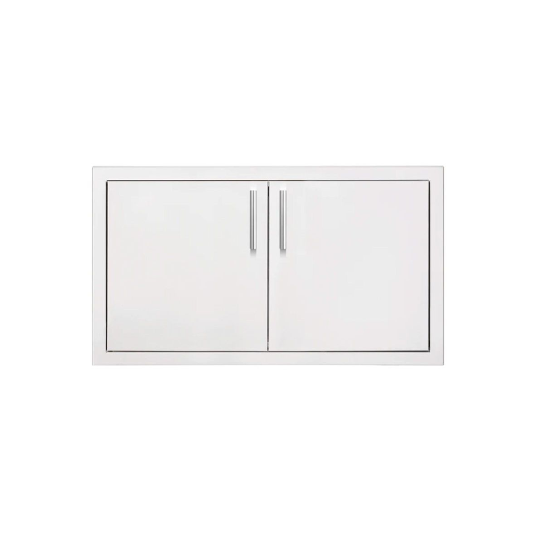 American Made Grills 33-Inch Stainless Steel Masonry Double Access Door with Hidden Hinge