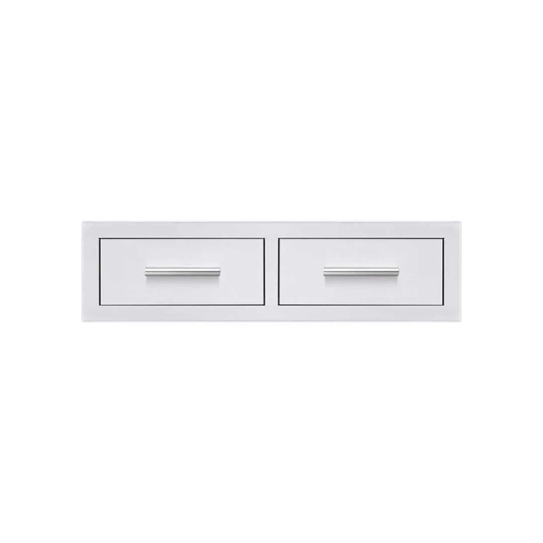 American Made Grills 32-Inch Stainless Steel Flush Mount Horizontal Double Access Drawer