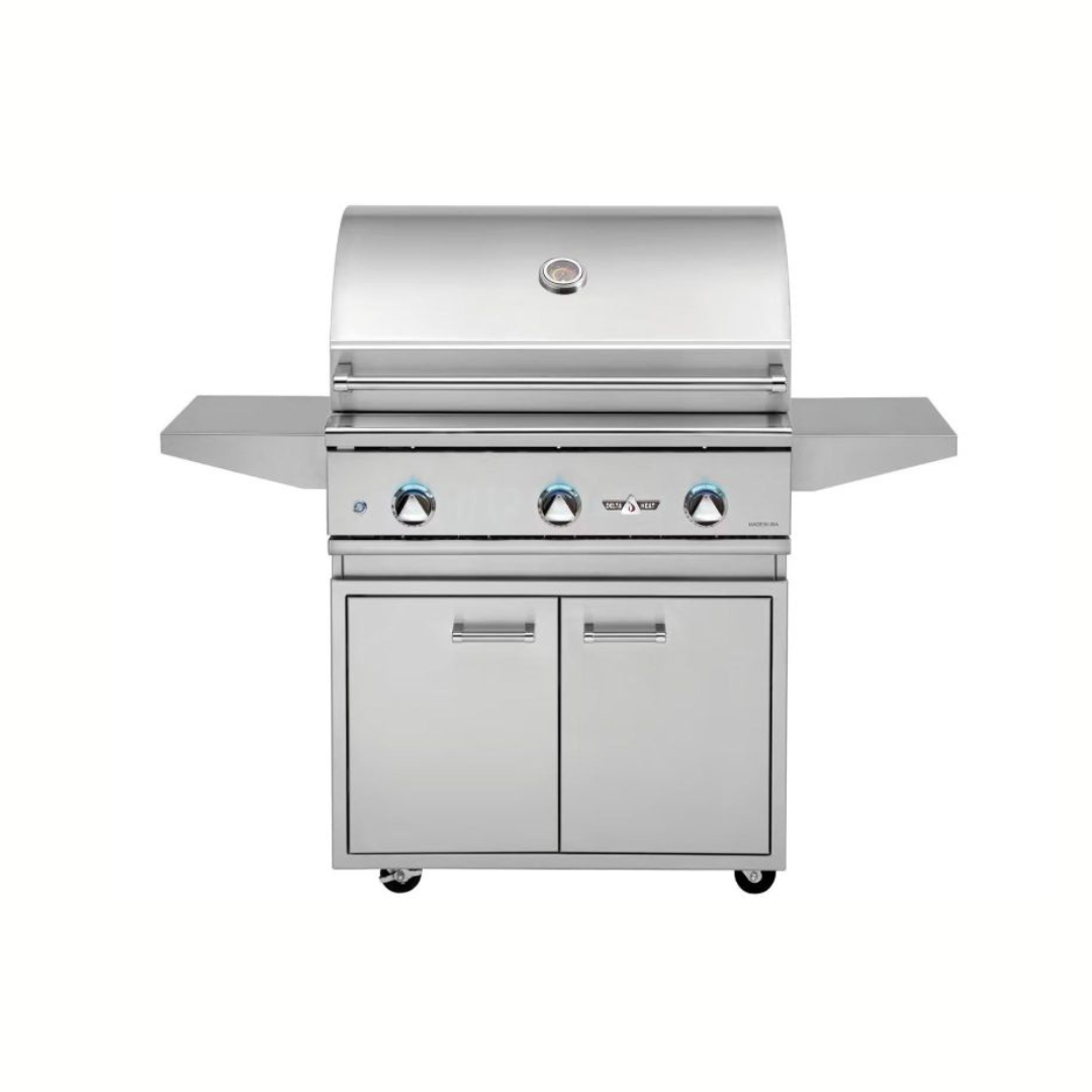 Delta Heat 32-Inch 3-Burner Gas Grill On Cart