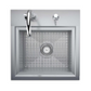 Premium 21 X 20 Outdoor Rated Stainless Steel Drop In Sink With Hot/Cold Faucet – B-PS21