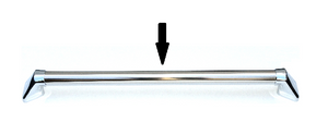 Twin Eagles Round Tube, 1 1/4" 18Ga X 23.875, S/S, Hi-Polish - 12315
