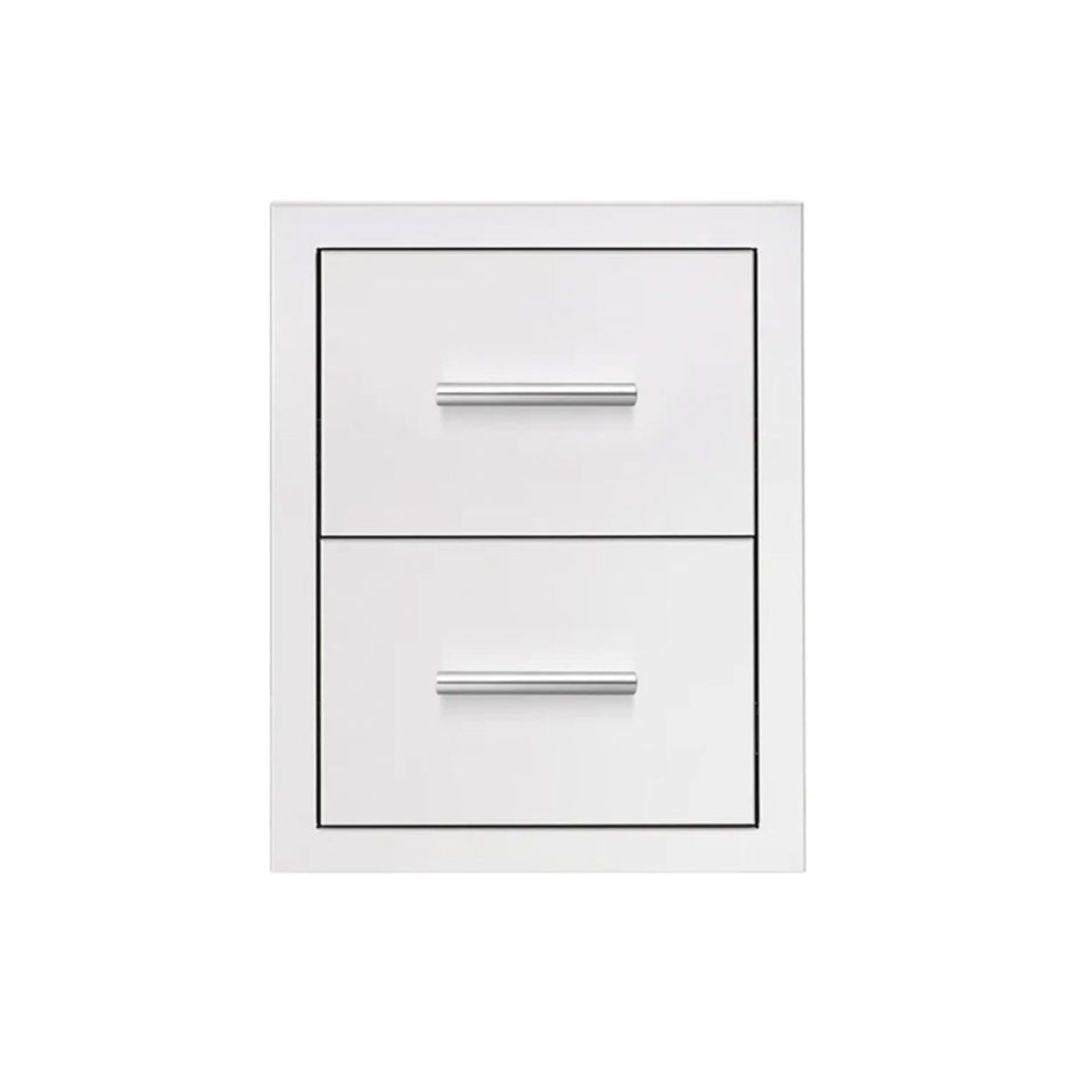 Summerset 17-Inch Stainless Steel Masonry Double Access Drawer