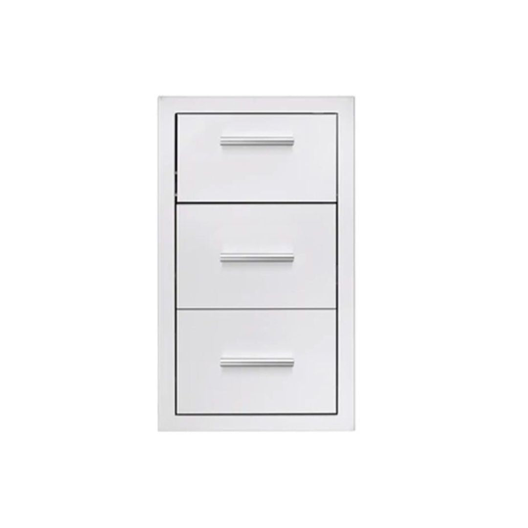 Summerset 17-Inch Stainless Steel Masonry Double Access Drawer With Paper Towel Holder