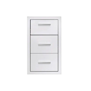 Summerset 17-Inch Stainless Steel Masonry Double Access Drawer With Paper Towel Holder