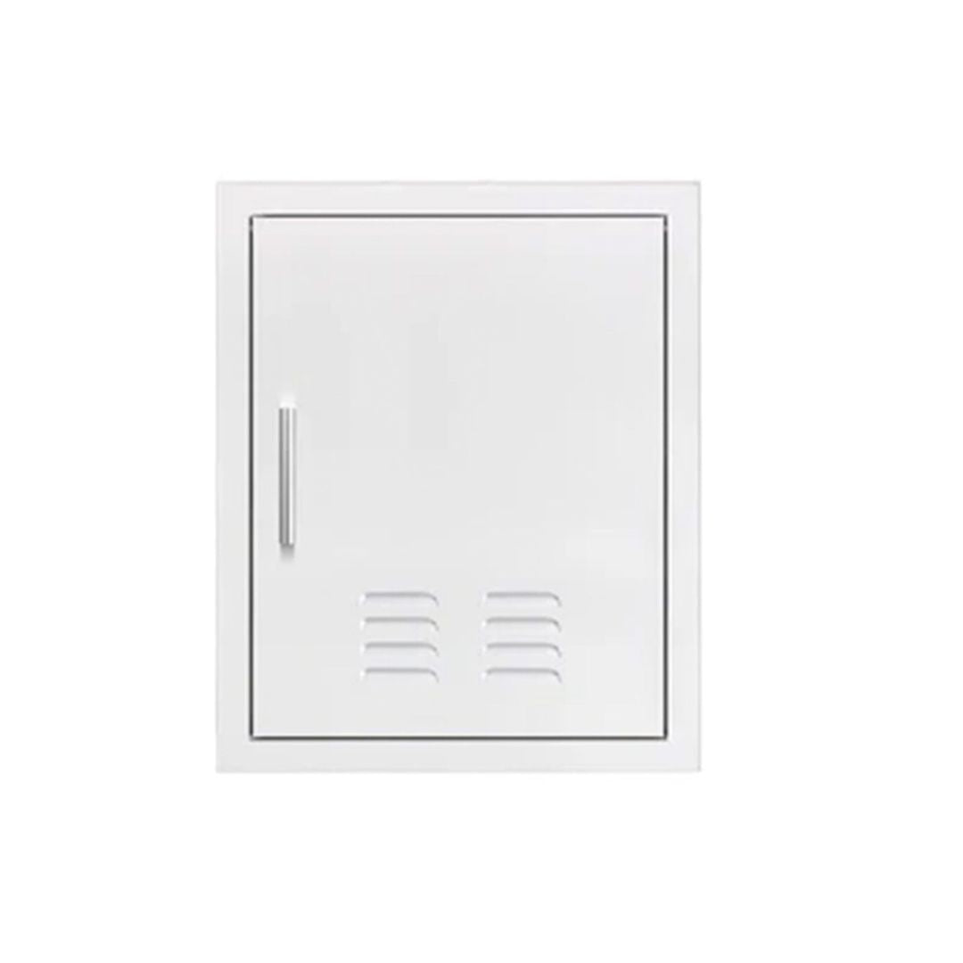 Summerset 18 x 22-Inch Stainless Steel Vented Vertical Single Access Door with Hidden Hinge