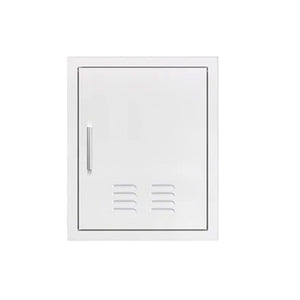 Summerset 18 x 22-Inch Stainless Steel Vented Vertical Single Access Door with Hidden Hinge