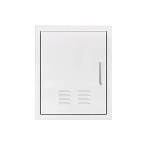 Summerset 18 x 22-Inch Stainless Steel Vented Vertical Single Access Door with Hidden Hinge