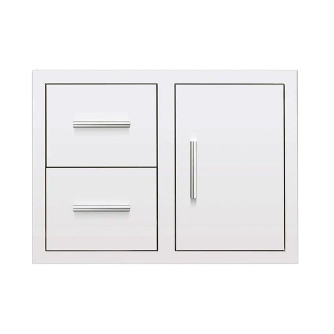 Summerset 30-Inch Stainless Steel 2-Drawer and Access Door Combo with Hidden Hinge