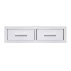 Summerset 32-Inch Stainless Steel Flush Mount Horizontal Double Access Drawer