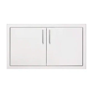Summerset 33-Inch Stainless Steel Flush Mount Double Access Door with Hidden Hinge