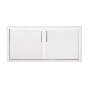 Summerset 36-Inch Stainless Steel 2-Drawer Dry Storage Pantry & Access Door Combo with Hidden Hinge