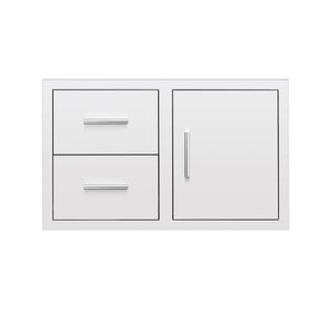 Summerset 36-Inch Stainless Steel 2-Drawer and Access Door Combo with Hidden Hinge