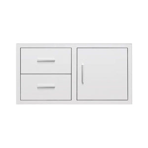 Summerset 42-Inch Stainless Steel 2-Drawer and Access Door Combo with Hidden Hinge