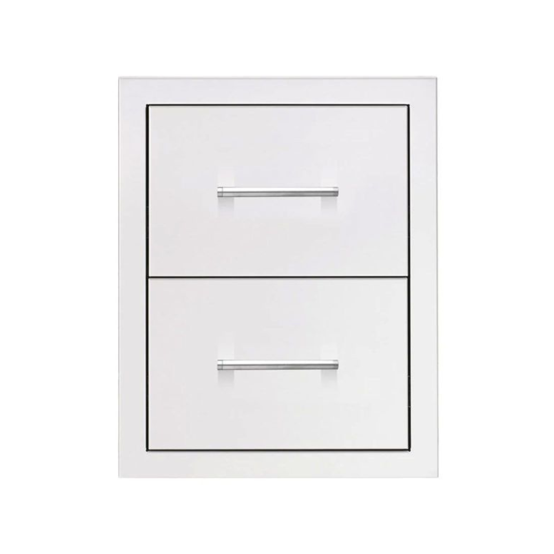 TrueFlame 17-Inch Double Drawer Masonry Frame Return