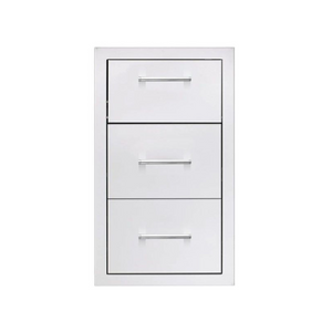 TrueFlame 17-Inch Triple Drawer