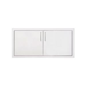 TrueFlame 36-Inch 2-Drawer Dry Storage Pantry & Enclosed Cabinet Combo
