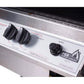 PGS T-Series T40 Commercial Cast Aluminum Gas Grill With Timer On Black Portable Pedestal Base