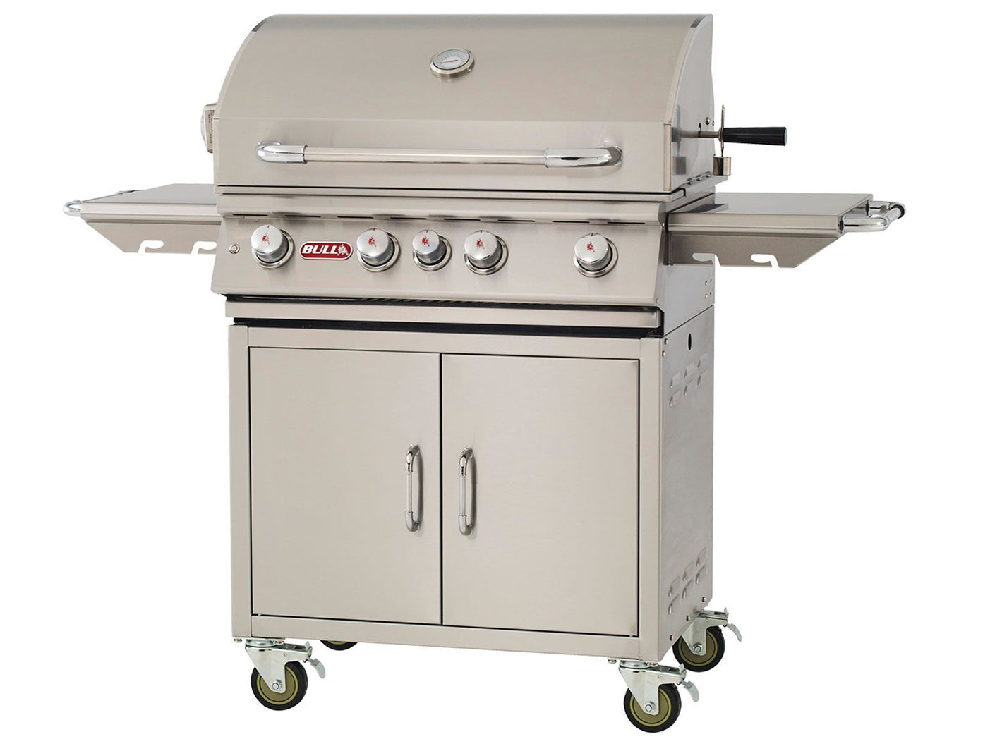 Bull Angus 30-Inch 4-Burner Gas Grill with Rotisserie and Cart