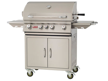 Bull Angus 30-Inch 4-Burner Gas Grill with Rotisserie and Cart