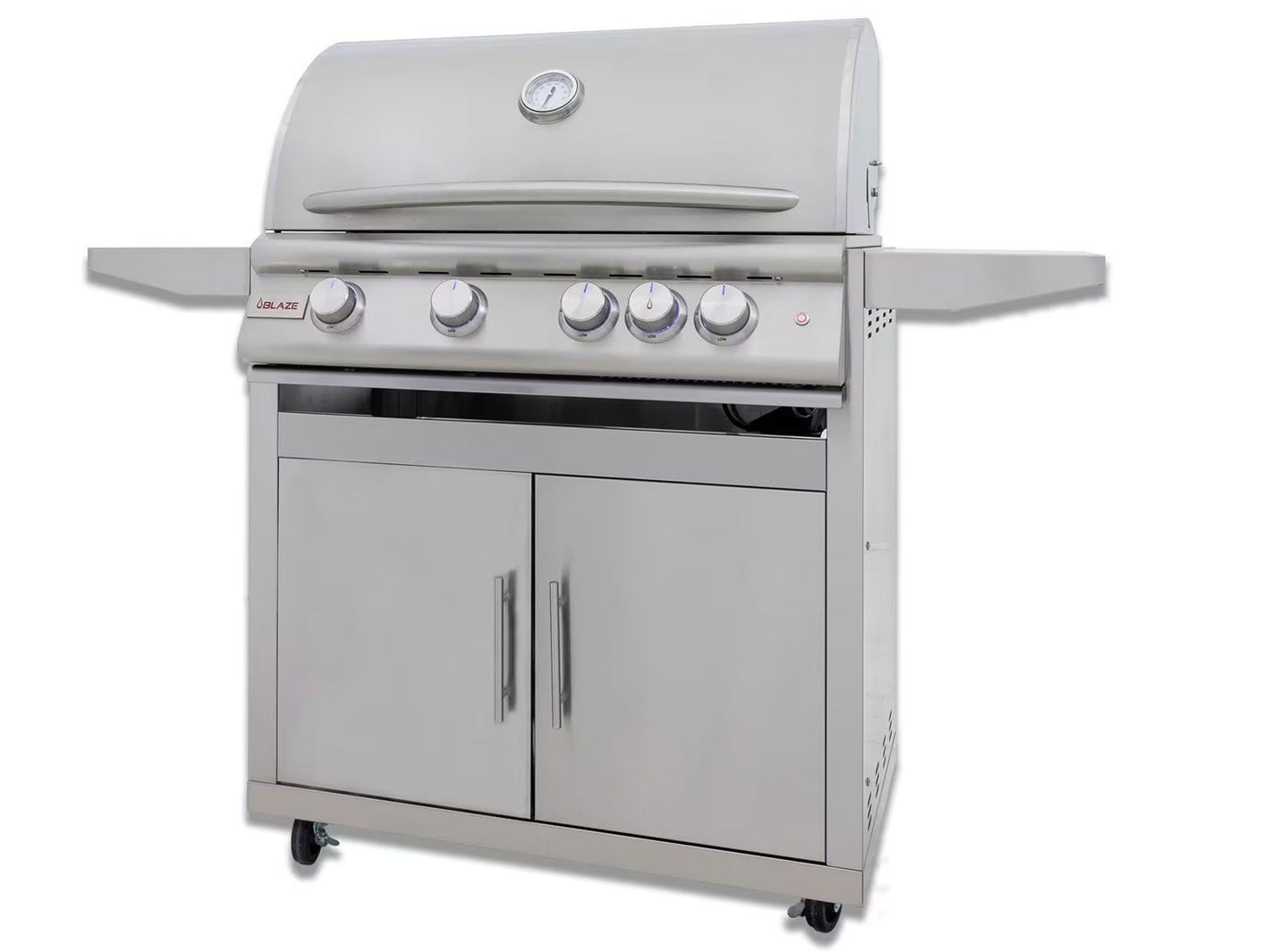 Blaze Premium LTE+ Marine Grade 32-Inch 4-Burner Gas Grill With Rear Infrared Burner & Lift-Assist Hood