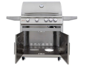 Blaze Premium LTE+ Marine Grade 32-Inch 4-Burner Gas Grill With Rear Infrared Burner & Lift-Assist Hood
