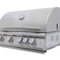 Blaze Premium LTE+ Marine Grade 32-Inch 4-Burner Built-In Gas Grill With Rear Infrared Burner & Lift-Assist Hood