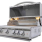 Blaze Premium LTE+ Marine Grade 32-Inch 4-Burner Built-In Gas Grill With Rear Infrared Burner & Lift-Assist Hood