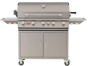 Bull Brahma 38-Inch 5-Burner Gas Grill with Rotisserie and Cart