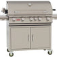 Bull Brahma 38-Inch 5-Burner Gas Grill with Rotisserie and Cart