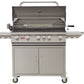 Bull Brahma 38-Inch 5-Burner Gas Grill with Rotisserie and Cart