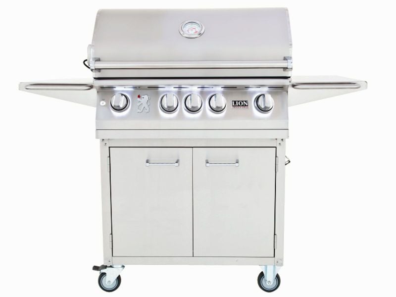 Lion 32-Inch Stainless Steel Free Standing Grill - L75000