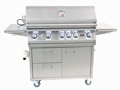 Lion 40-Inch Stainless Steel Free Standing Grill - L90000