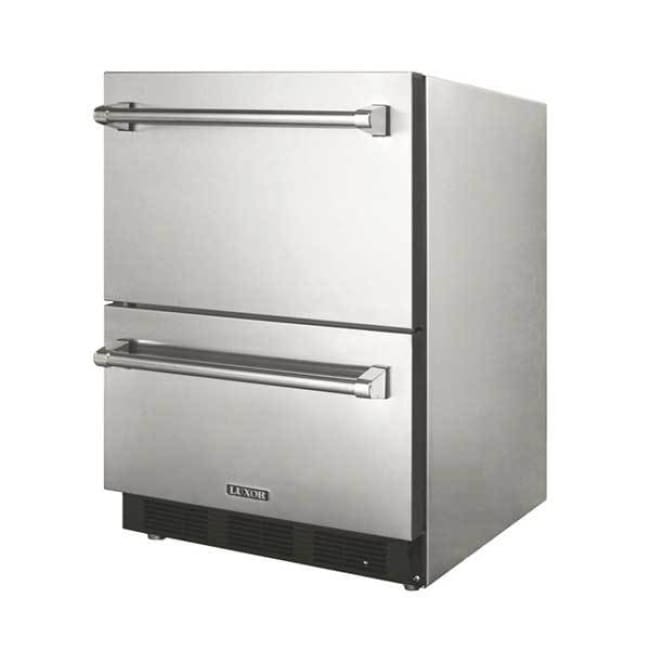 Luxor 24" 4.5 Cu. Ft. Outdoor Rated Refrigerator Drawers AHT-OD-RF2