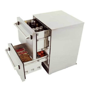 Luxor 24" 4.5 Cu. Ft. Outdoor Rated Refrigerator Drawers AHT-OD-RF2
