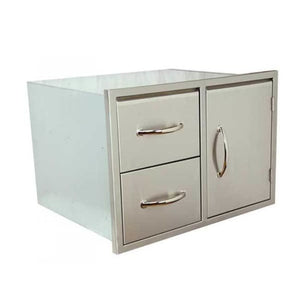 Luxor Medallion 30" Access Door & Double Drawer Combo AHT-M-COMBO30